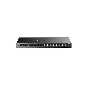 Switch de Rede TP-Link TL-SG116E 16 Portas Gigabit 1000 MBPS - Cor Cinza