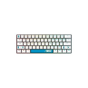 Teclado Mecânico Gamer Checkpoint KX-400 RGB Vermelho 60% - Branco