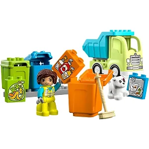 Caminhão De Reciclagem Lego Duplo - 10987 (15 Peças)