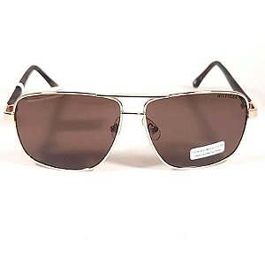 Óculos De Sol Masculino Tommy Hilfiger Percy Om528 - Dourado Brilhante