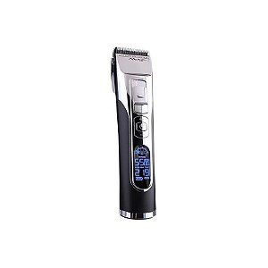 Máquina de Cortar Cabelo Recarregável M.A.C MC-5817 - 7W - Cor Preta