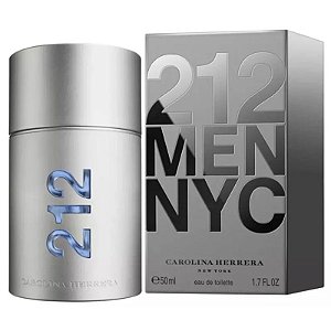 Perfume Carolina Herrera NYC Eau de Toilette 50mL - Masculino Elegante