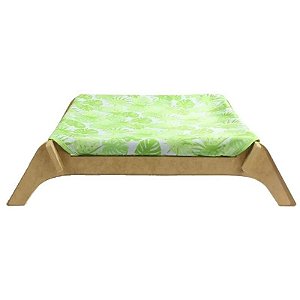Cama para Gato AFP 2169 Lounge Verde 73 x 21 x 6cm - Conforto e Estilo para seu Pet