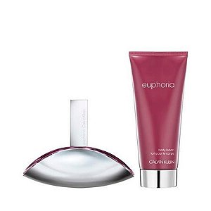 Kit Calvin Klein Euphoria Eau de Parfum Feminino 50ML - 2 Unidades