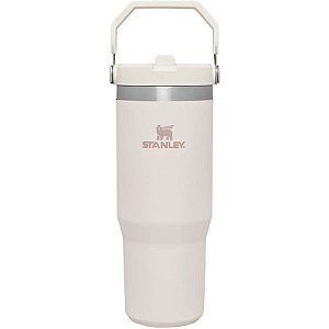 Copo Térmico Stanley com Becinho 887mL - Rosa Quartzo
