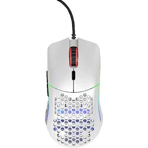 Mouse Gamer Glorioso MODEL O- RGB Branco com Fio