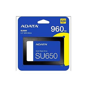 SSD HD 960GB Adata SU650 ASU650SS-960GT-R de Alta Performance