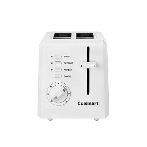 Torradeira Cuisinart CPT-122 Branca para 2 Fatias 110V de Alta Eficiência