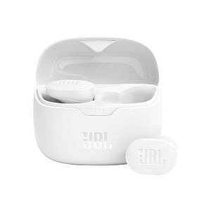 Fone de Ouvido Bluetooth JBL Tune Buds Brancos - Qualidade de Som Superior