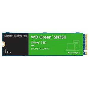 SSD Western Digital M.2 1TB SN350 Green NVMe - Alto Desempenho e Confiabilidade