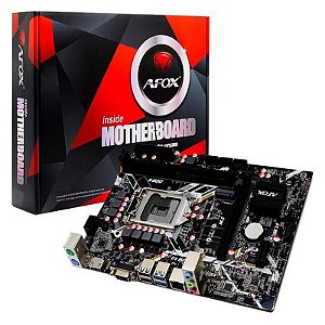 Placa Mãe Afox IH410-MA5-V2 LGA 1200 Intel 410 DDR4 Micro ATX