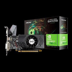 Placa de Vídeo Arktek Nvidia GeForce GT 730 4GB DDR3 - Desempenho Eficiente para Jogos