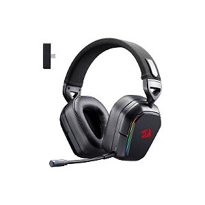 Fone de Ouvido Gamer Redragon Mira H868 LED com Conector 3.5MM - Preto