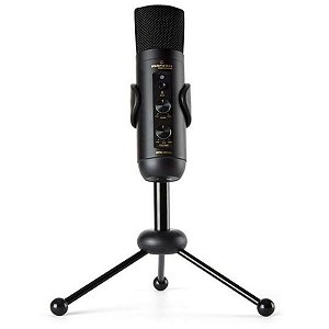 Microfone USB Marantz MPM-4000U para Podcast com Mixer e Saída para Fones de Ouvido