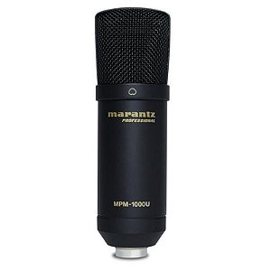 Microfone Condensador USB Marantz MPM-1000U para Gravação e Podcast Profissional