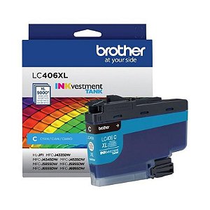 Cartucho de Tinta Brother LC406XLCS Cyan para Impressora MFC-J6955