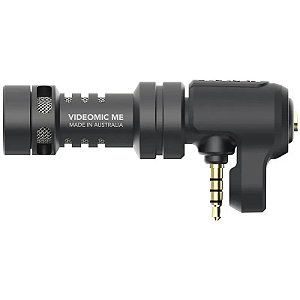 Microfone Røde Videomic Me Para Dispositivos Ios - Preto