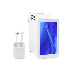 Tablet Rodicar X18 5G 8GB/56GB Branco com Fone de Ouvido Rodicar