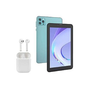 Tablet Rodicar X18 5G 8GB + 56GB Azul com Fone Rodicar -7 Inclusos