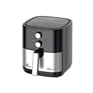 Fritadeira Elétrica Electrobras Max 6.1 - 1900W, 220V, Prata e Preta