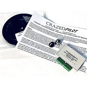 Iluminação De Cabine De Led Para Aviação Crazedpilot Branco Cls-Branco