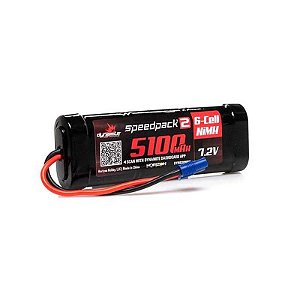 Bateria Nimh 7.2V 5100mAh Flat EC3 para Carros de Controle Remoto - Dynamite DYNB2090EC