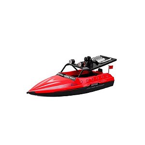 Lancha Mini WL917 Wltoys Velocidade 16KM - Cor Vermelha