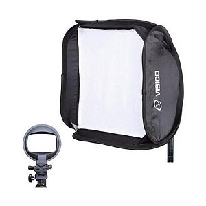 Suporte de Iluminação Profissional para Softbox Visico EB 061 40x40 Quick Com
