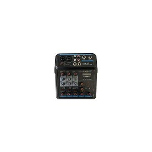 Mixer de Áudio Profissional 4 Canais Gold U4