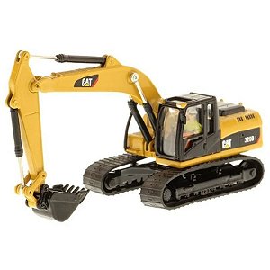 Escavadeira Hidráulica Caterpillar 320D L - Modelo 1:87 para Colecionadores