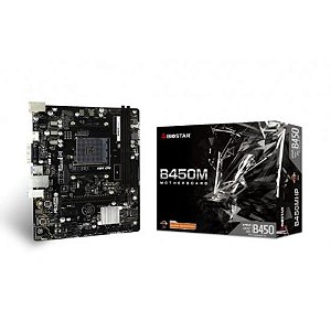 Placa Mãe Biostar B450MHP AM4 DDR4 com Saídas HDMI e VGA