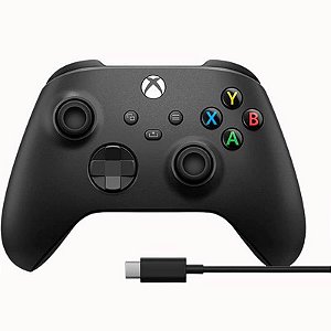 Controle Xbox One e Xbox Series X/S com Cabo USB-C - Microsoft 1V8-00016