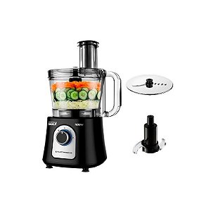 Processador de Alimentos Electrobras Max 1100W - 4 em 1 - 1.5L - Preto 220V