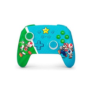 Controle Sem Fio PowerA USB-C para Nintendo Switch - Super Amigos Estelares
