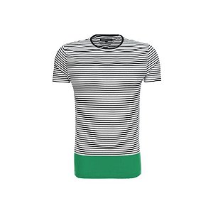 Camiseta Perfume Tommy Hilfiger Masculino Mw0Mw00837 903 Áudio M Branco