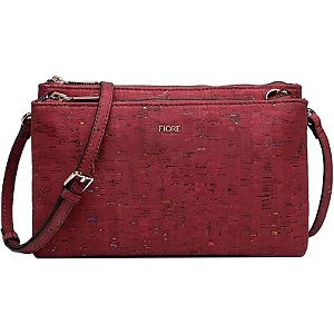 Bolsa Feminina Burgundy Fiore F8194