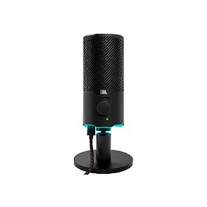 Microfone De Estúdio Usb Jbl Quantum Stream Cardioide/Omnidirecional - Preto