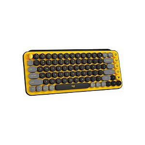 Teclado Logitech Pop Keys Mecânico Amarelo 010713