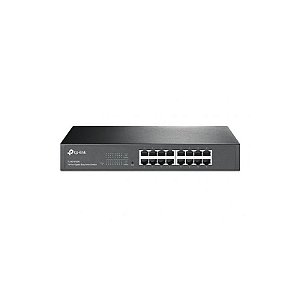 Switch de Rede TP-Link 16 Portas TL-SG1016DE 10/100/1000 Mbps Smart