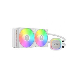 Cooler para Água Gamdias Aura GL240 V2 ARGB 120MM Branco