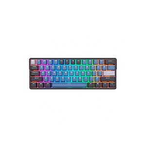 Teclado Mecânico RK61PLUS RGB com Switch Indigo SKY Cyan - Alta Performance