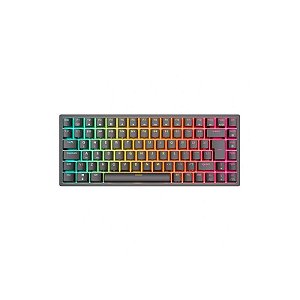 Teclado Mecânico RGB Royal RK84 - Switch Brown, Preto, Sem Fio