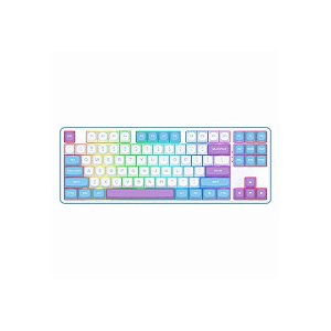 Teclado Redragon K707WBP Pro Star Blade RGB Sem Fio Branco - Layout 80%