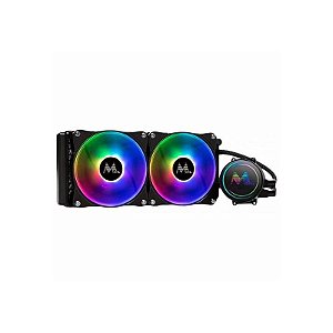 Cooler para Processador 240mm Mtek MWC com ARGB em Preto + Adaptador 1700