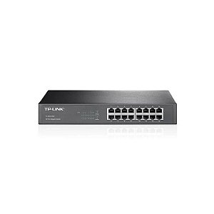 Switch TP-Link TL-SG1016D - Hub de Rede Gigabit 16 Portas 1000MBPS - Cinza