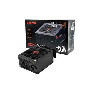Fonte Redragon ATX 600W 80 Plus Bronze - Modelo GC-PS002