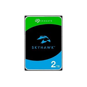 Disco Rígido Seagate Skyhawk 2TB 3.5 SATA 3 5400RPM para Vigilância - ST2000VX017