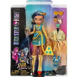 Boneca Monster High Cleo De Nile Mattel - Figura de Ação Marcante&nbsp;