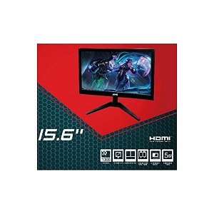 Monitor LED 15.6 Polegadas Hye HD com Conexão HDMI e VGA