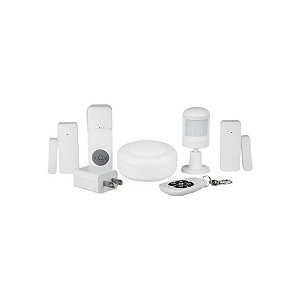 Sistema de Segurança Residencial Moes WSS-JM-S01 com Conexão Wifi e Integração Tuya